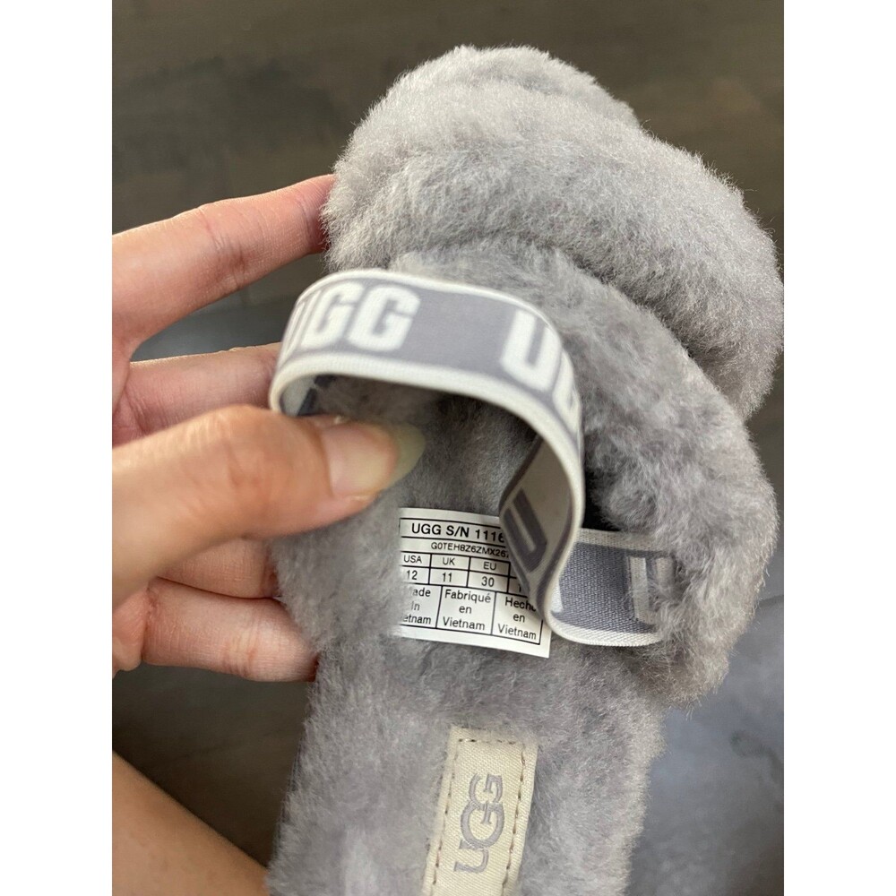UGG Oh Yeah Slide Kids’ 12 Grey - Picture 3 of 3